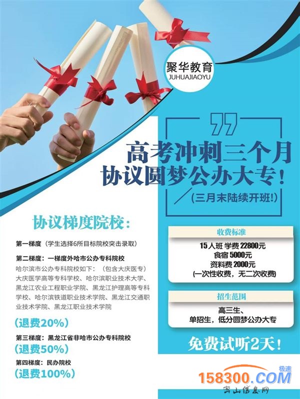 高考冲刺班  保底公办大专