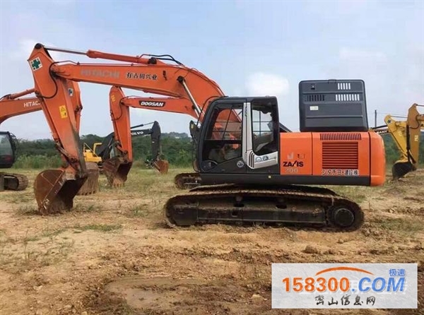 日立200原装进口二手挖掘机精品机况免车检手续齐全