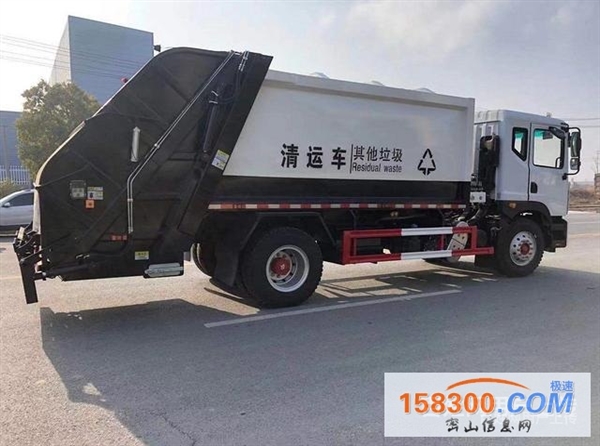 国六多利卡12方14方后装式压缩垃圾车 厂家在哪里